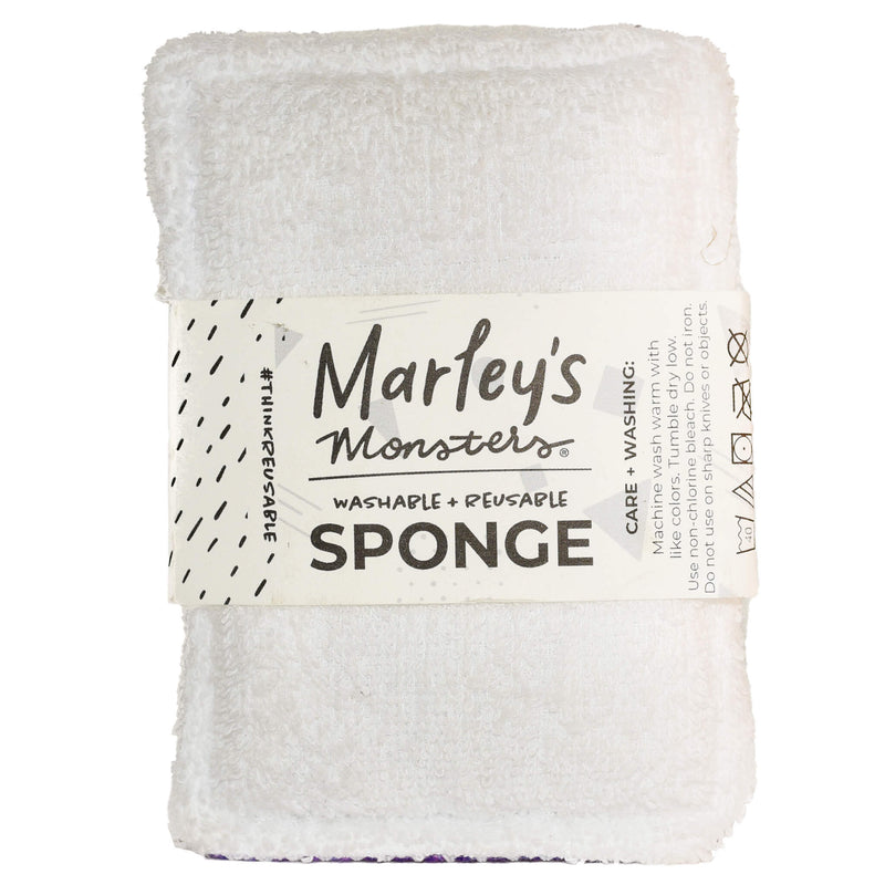 Marley's Monster Sponge Cloth White with Surprise pattern