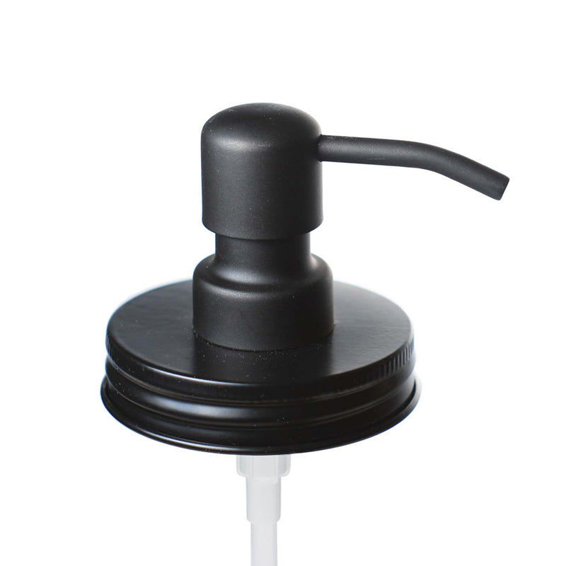 Jaramazing Mason Jar Soap Dispenser Lid Black