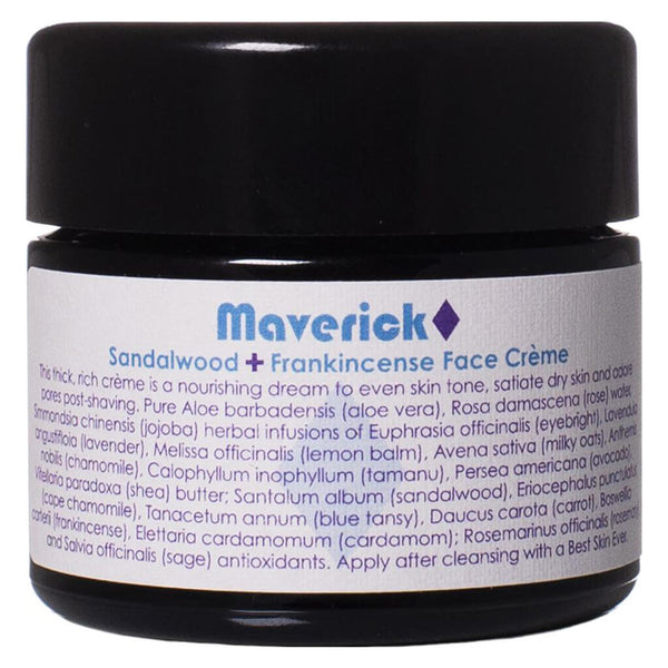 Jar of Living Libations Maverick Face Crème 50 Milliliters