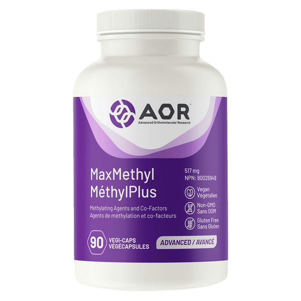 AOR - MaxMethyl 517 Milligrams 90 Vegi-Caps | Optimum Health Vitamins, Canada