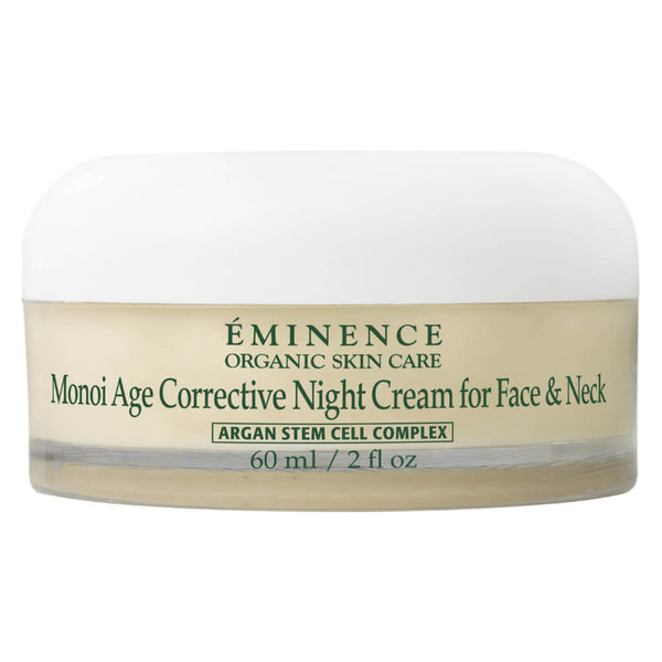 Jar of Eminence Monoi Age Corrective Night Cream for Face & Neck 60 Milliliters