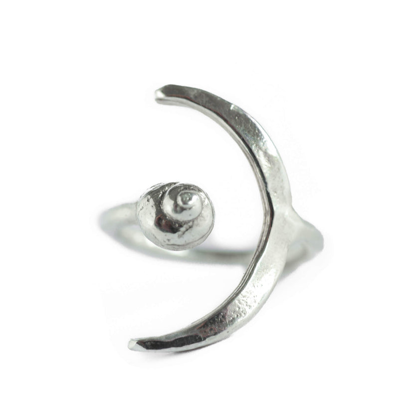 Miskwill - MoonShell Ring - Sterling Silver | Kolya Naturals, Canada