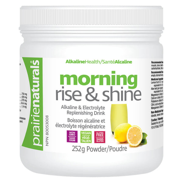 Container of Morning Rise & Shine Powder 252 Grams
