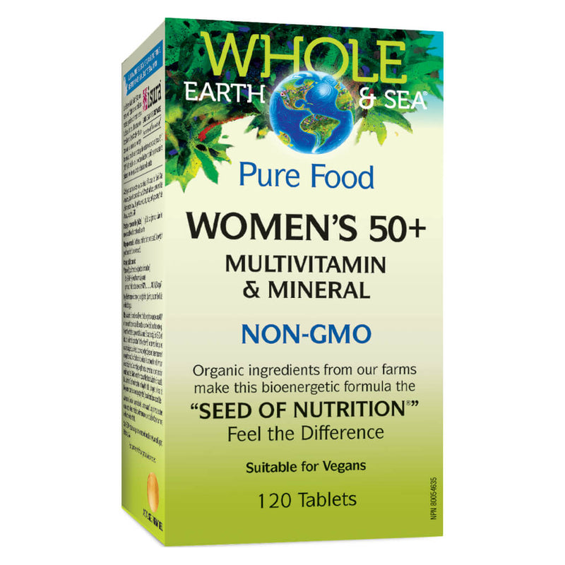 Box of Womens 50+ Multivitamin & Mineral 120 Tablets
