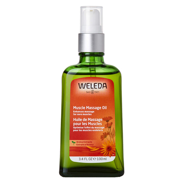 Pump Bottle of Weleda Muscle Massage Oil - Arnica 3.4 Ounces