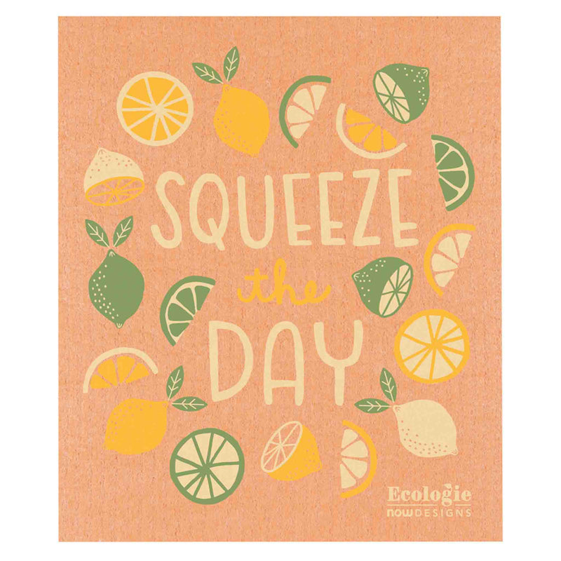 Now Designs Swedish Sponge Cloth Squeeze the Day