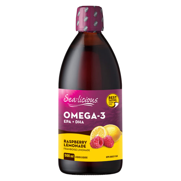 Sea-Licious Omega-3 EPA+DHA RaspberryLemonade 500ml