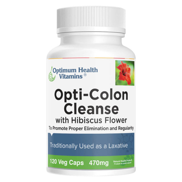 OptimumHealthVitamins Opti-ColonCleanse with HibiscusFlower 470mg 120VegCaps