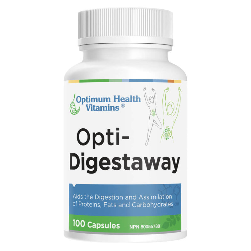 Bottle of Opti-Digestaway 100 Capsules