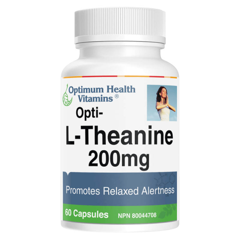 Bottle of Opti-L-Theanine 200 mg 60 Capsules