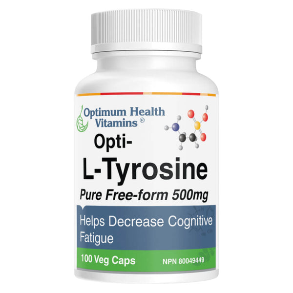 Bottle of L-Tyrosine 100 Capsules