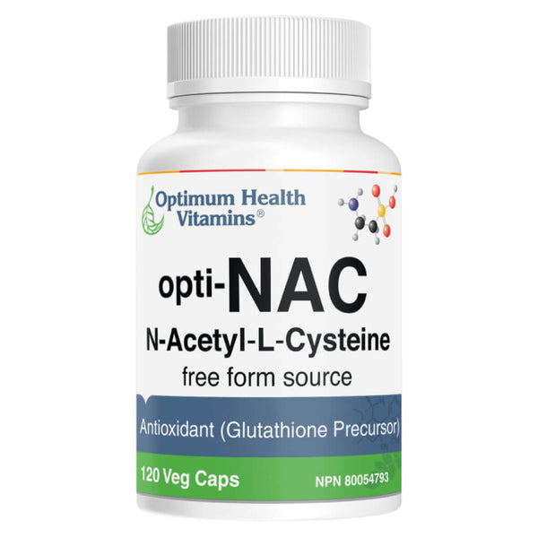 Bottle of Opti-NAC 120 Vegetable Capsules