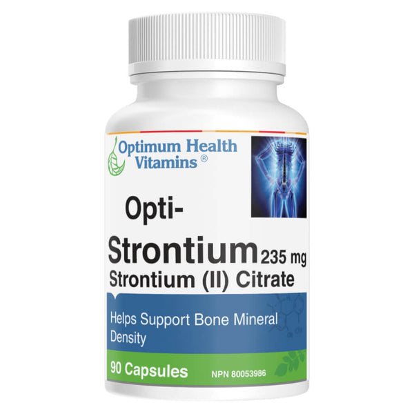 Bottle of Opti-Strontium 235 mg 90 Capsules
