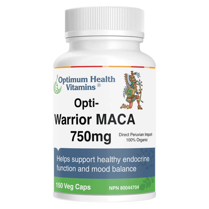 Opti-Warrior Maca 750 mg 150 Vegetable Capsules