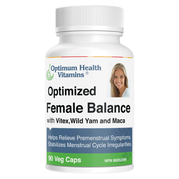 Bottle of Optimized Female Balance 90 Vegetable Capsules