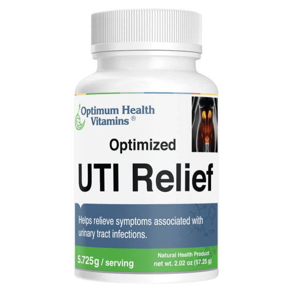 Bottle of Optimized UTI Relief 10 Servings 57.25 Grams