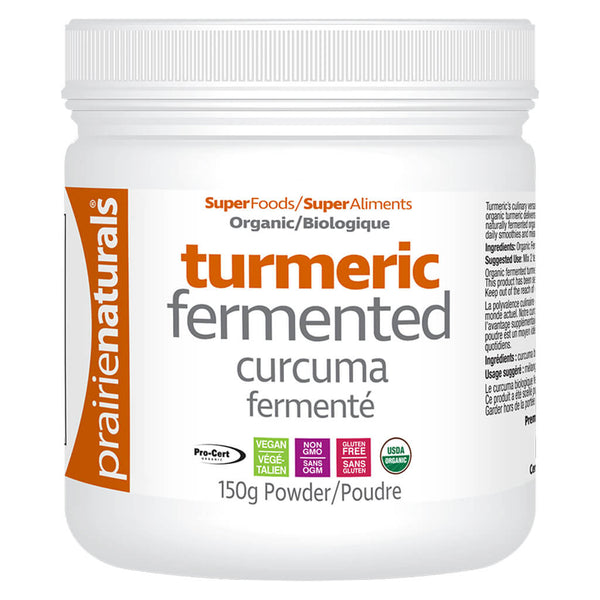 Bottle of Organic Fermented Turmeric Powder 150 Grams