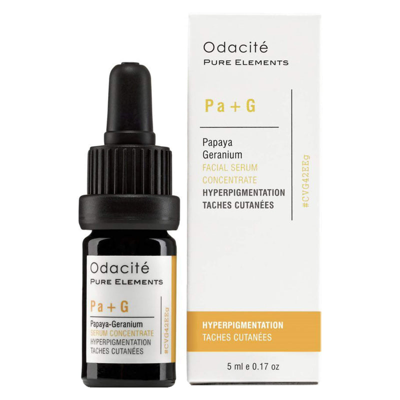 Dropper Bottle of Odacite Pa+G / Hyperpigmentation - Papaya Geranium Serum Concentrate 0.17 Ounces