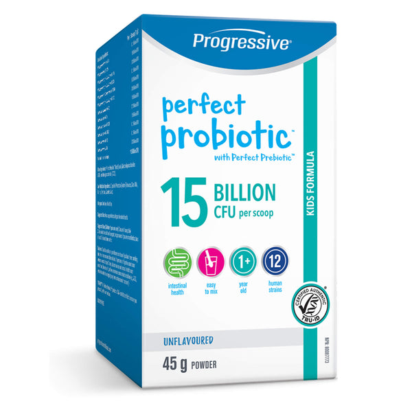 Box of Progressive Perfect Probiotic for Kids 15 Billion 45 Grams