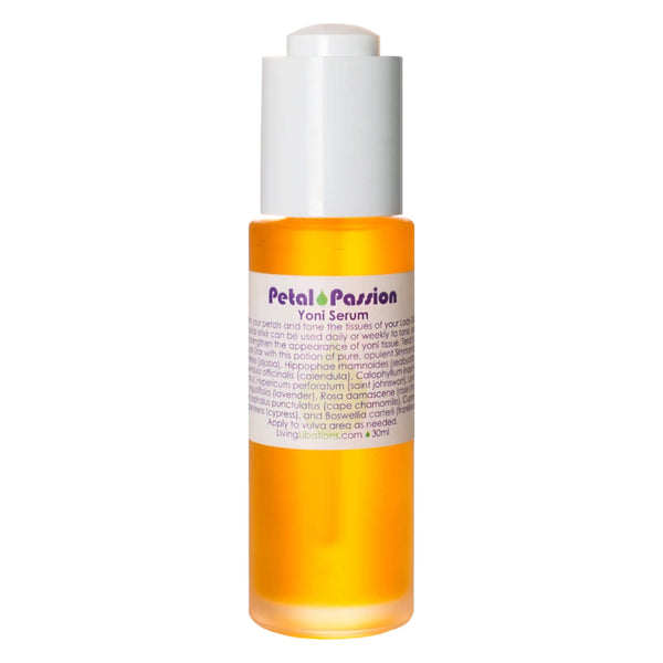 Roller Bottle of Living Libations Petal Passion Yoni Serum 30 Milliliters