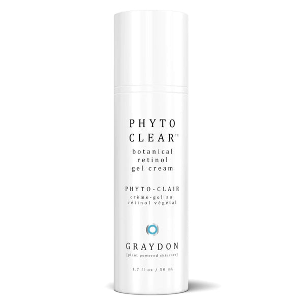 Bottle of Graydon Phyto Clear Botanical Retinol Gel Cream 50 Milliliters