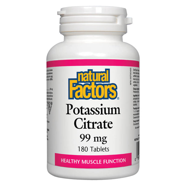 Bottle of Potassium Citrate 99 mg 180 Tablets