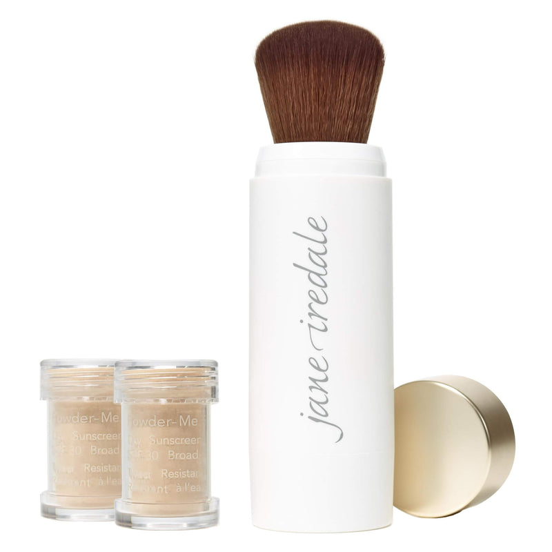 Jane Iredale Powder-Me SPF® 30 Dry Sunscreen MakeUp Brush and Refills