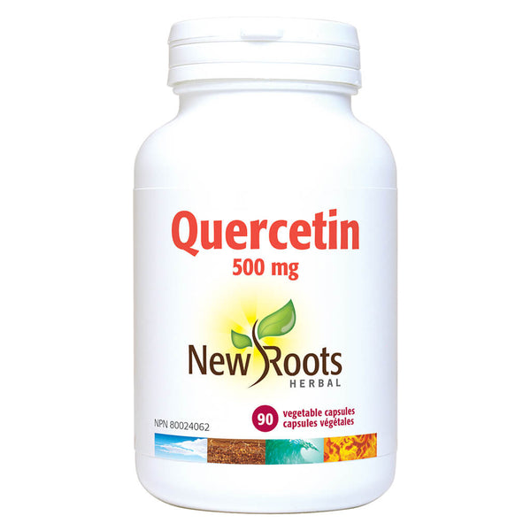 Bottle of Quercetin 500 mg 90 Vegetable Capsules