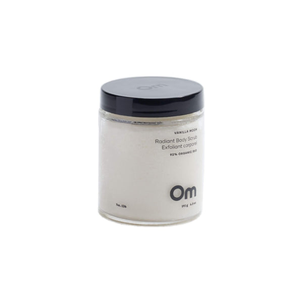 OM Organics - Vanilla Moon Radiant Body Scrub 195 Grams | Optimum Health Vitamins, Canada