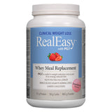 Natural Factors RealEasy with PGX Whey Meal Replacement Strawberry Flavour | Optimum Health Vitamins, Canada