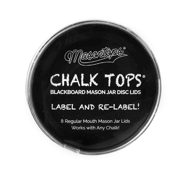 Masontops Chalk Tops, Chalkboard Lids Regular Mouth