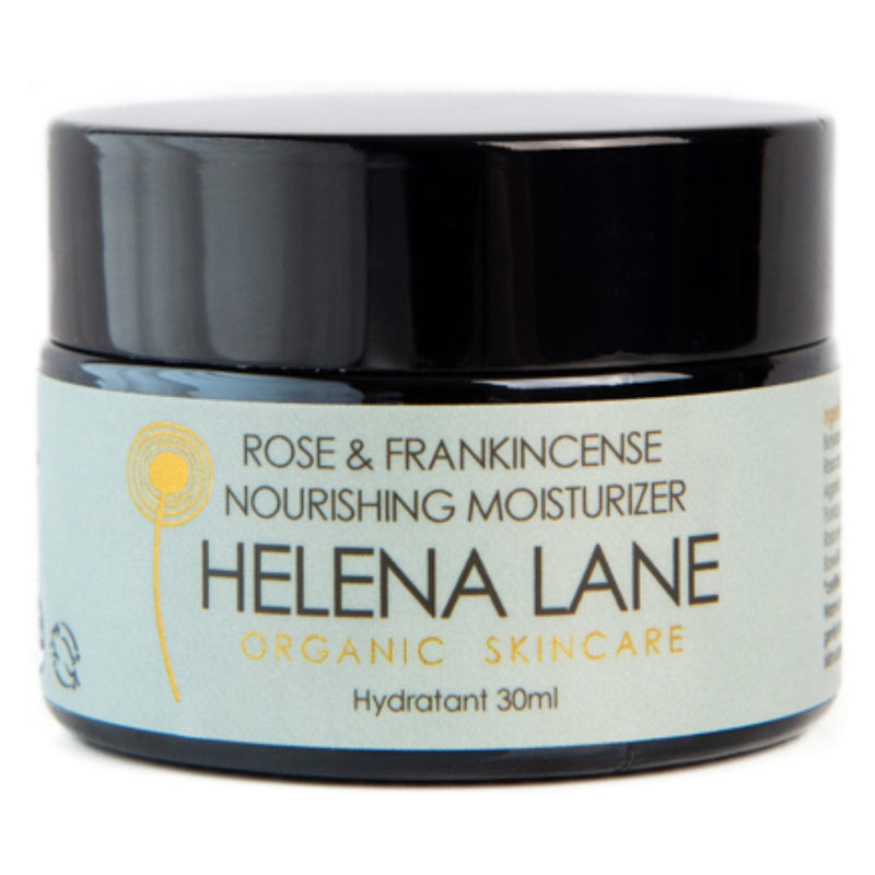 Jar of Helena Lane Rose & Frankincense Nourishing Moisturizer 30 Milliliters