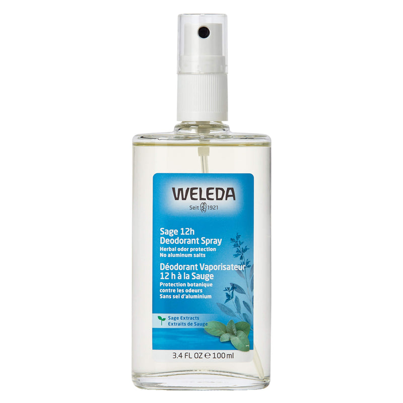 Spray Bottle of Weleda Sage 12H Deodorant 3.4 Ounces