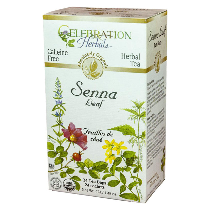 Box of Celebration Herbals Senna Leaf Herbal Tea 24 Tea Bags