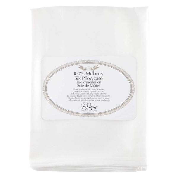 LaVigne - Silk Pillowcase (100% Mulberry) | Kolya Naturals, Canada