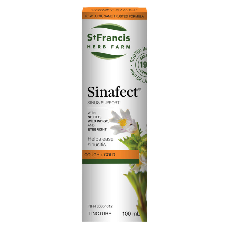 St. Francis Herb Farm - Sinafect 100 Milliliters | Optimum Health Vitamins, Canada