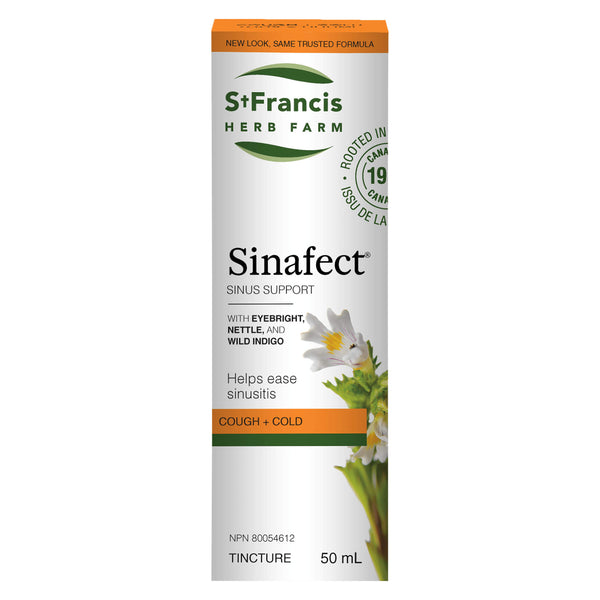 St. Francis Herb Farm - Sinafect 50 Milliliters | Optimum Health Vitamins, Canada