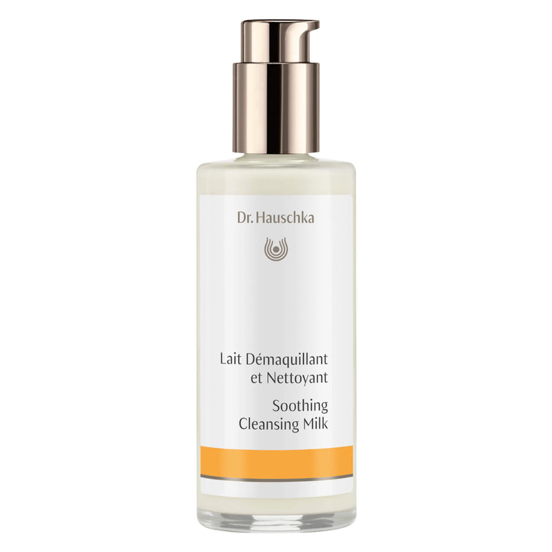 Pump Bottle of Dr. Hauschka Soothing Cleansing Milk 145 Milliliters