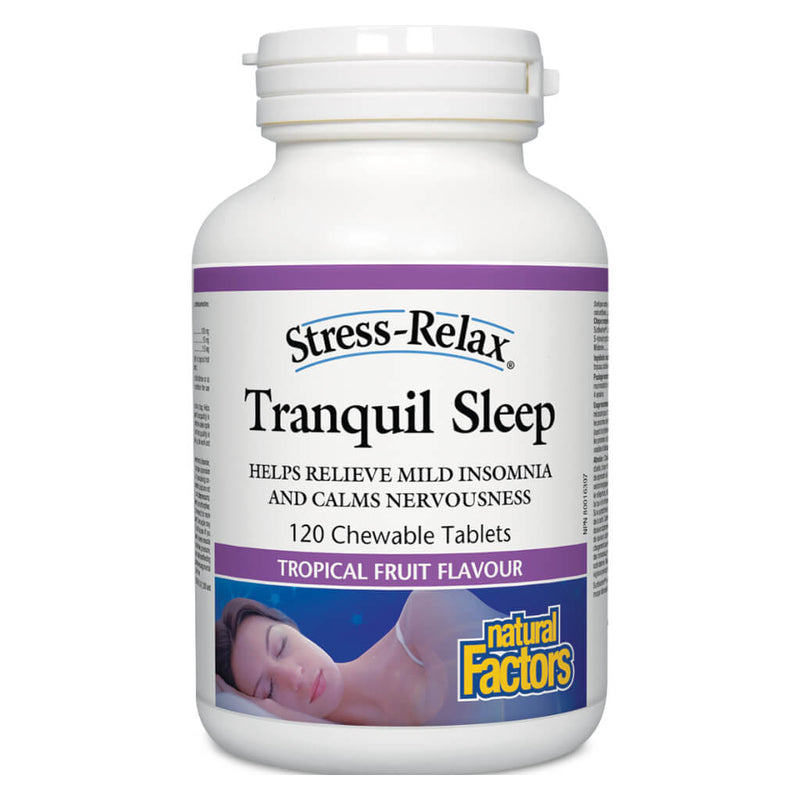 Stress-Relax® Tranquil Sleep Tropical Fruit Flavour 120 Chewable Tablets