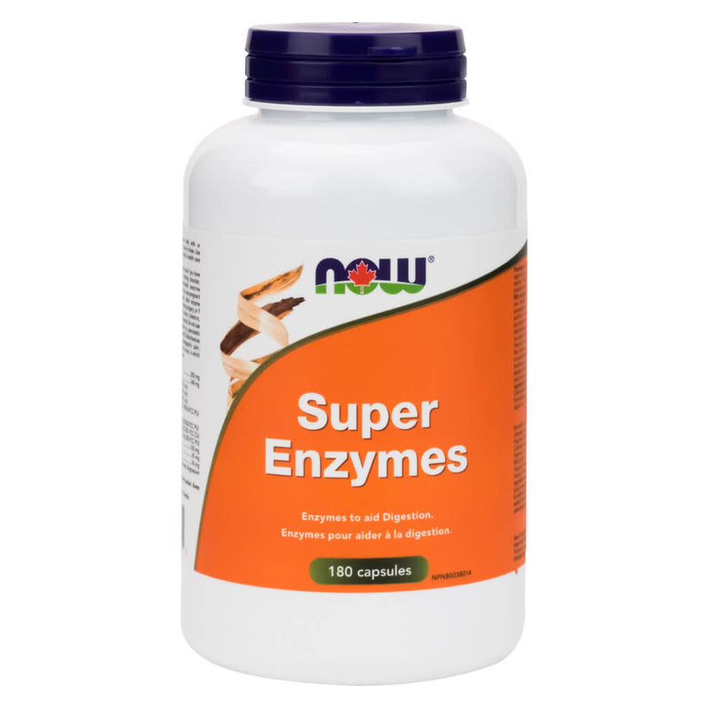 Bottle of Super Enzymes 180 Capsules