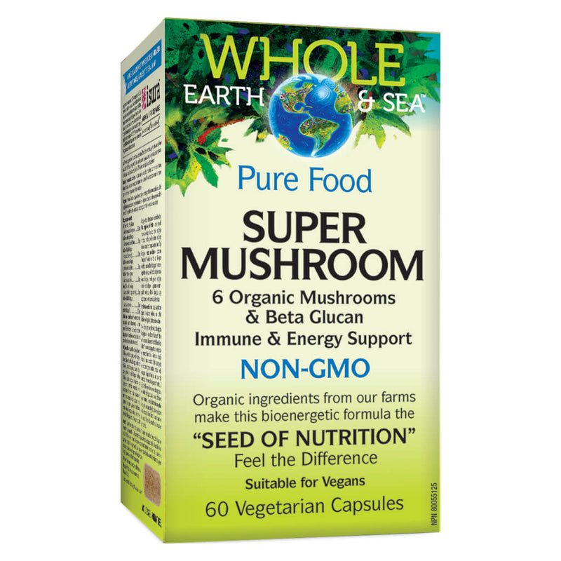Box of Super Mushroom 60 Vegetarian Capsules