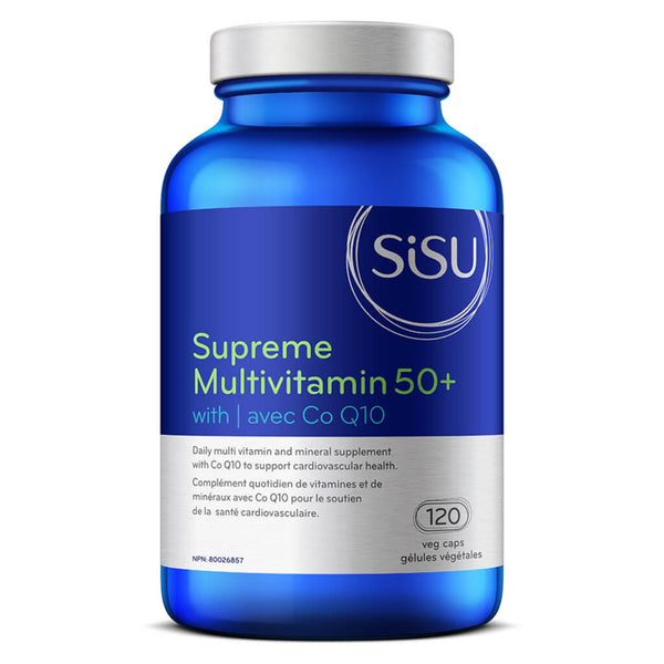 Bottle of Supreme Multivitamin 50+ 120 Vegetable Capsules
