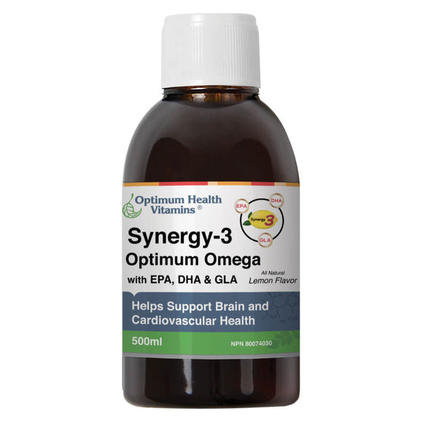 OptimumHealthVitamins Synergy-3OptimumOmega 500ml