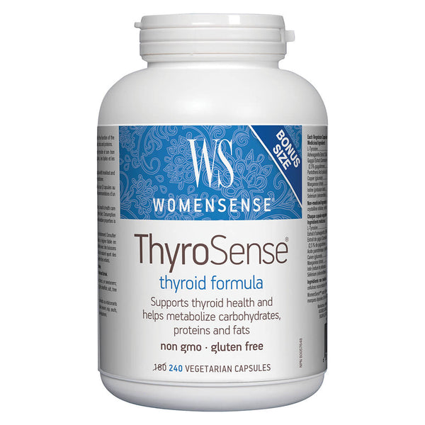 Bottle of ThyroSense 180+60 Vegetarian Capsules