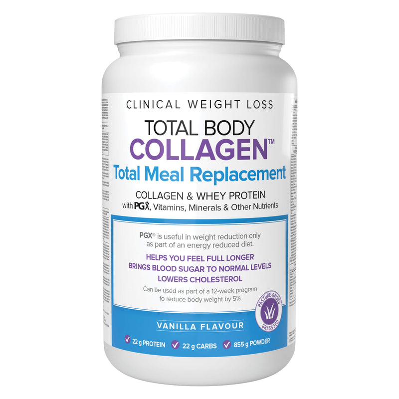 ClinicalWeightLoss TotalBodyCollagen TotalMealReplacement Collagen&WheyProteinWithPGX 855gPowder