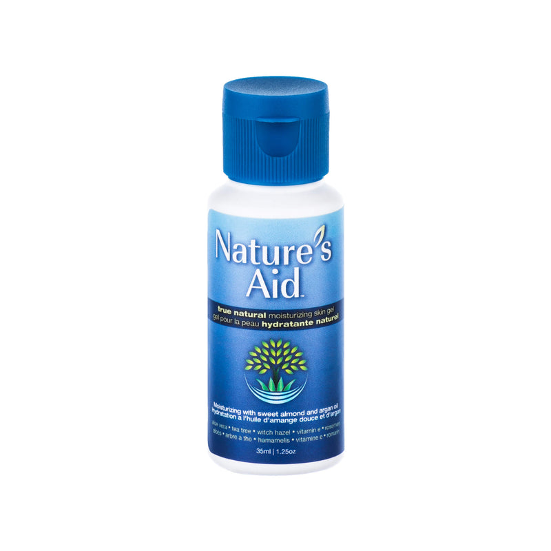 Bottle of Nature's Aid True Natural Moisturizing Skin Gel 35 Milliliters