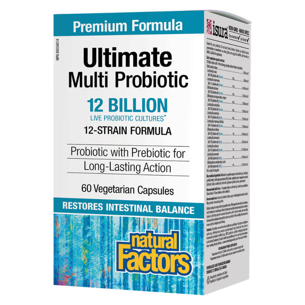 Box of Ultimate Multi Probiotic 12 Billion 60 Vegetarian Capsules