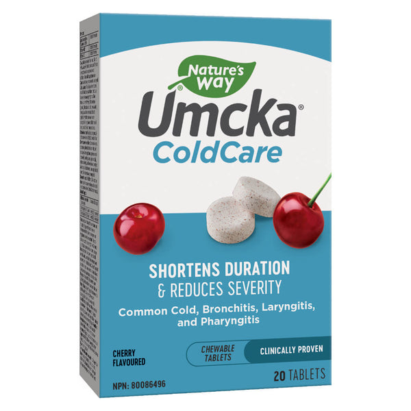 Box of Nature's Way Umcka® Cold Care 20 Chewables