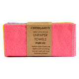 Cheeks Ahoy Unpaper Towel, Single Ply Rainbow 8-Pack