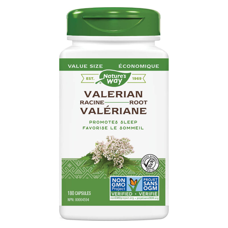 Bottle of Nature's Way Valerian Root 180 Capsules